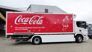 Lastwagenbeschriftung Coca Cola