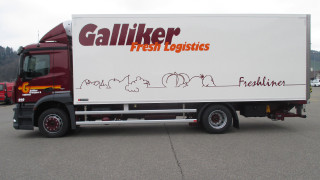 Lastwagenbeschriftung Galliker Transport AG