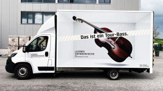 Fahrzeugbeschriftung Fiat Ducato für Luzerner Sinfonieorchester