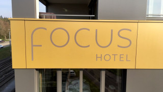 Fassadenverklebung Focus Hotel Sursee