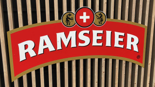 Logo aus Aluminium konturgeschnitten RAMSEIER Suisse AG