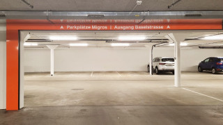 Parkhausbeschriftung Migros Schmittenhof Dagmersellen