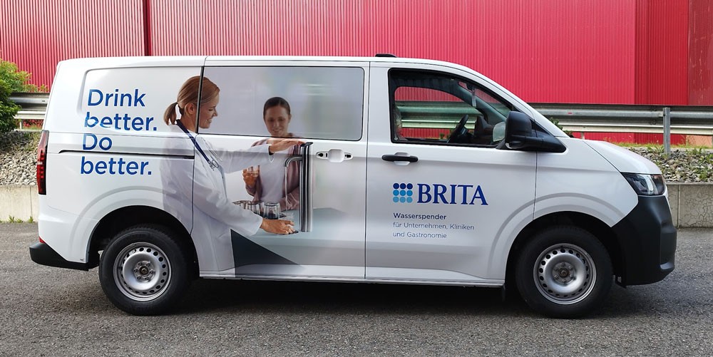 Brita Fahrzeugflottenbeschriftung