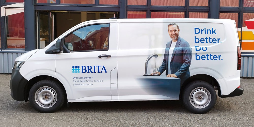 Brita Fahrzeugflottenbeschriftung